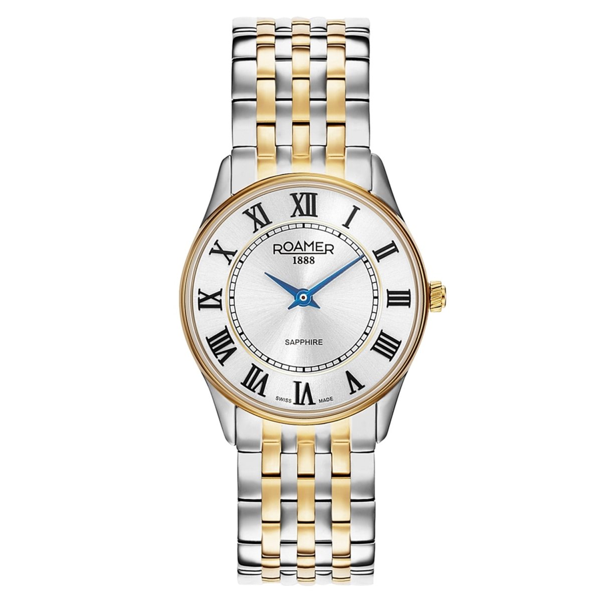 ROAMER Sonata Quartz Silver Round Dial Women's Watch- 520820 47 15 50