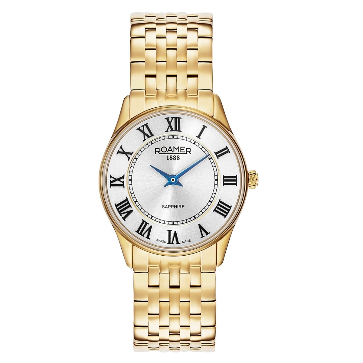 ROAMER Sonata Quartz Silver Round Dial Women's Watch- 520820 48 15 50