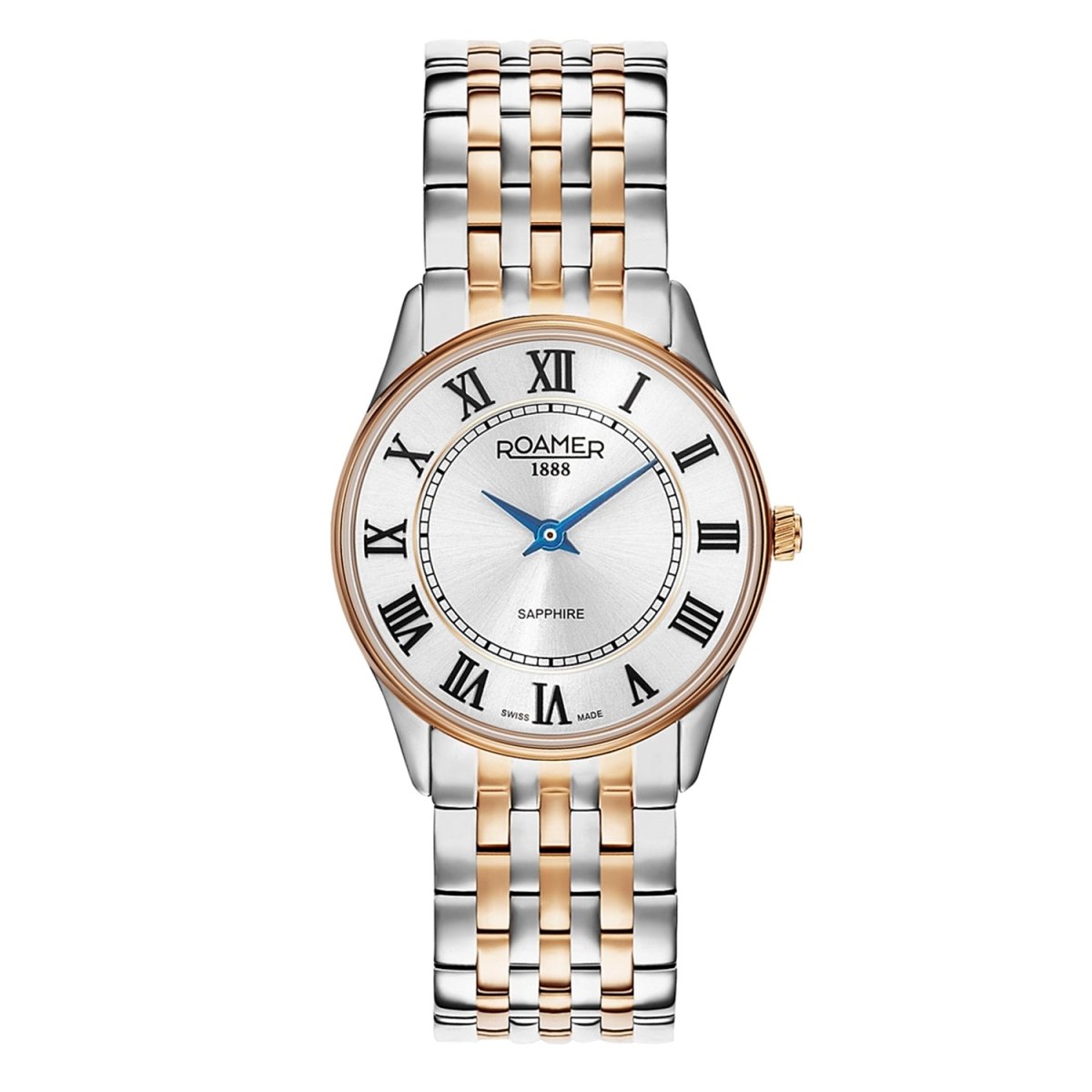 ROAMER Sonata Quartz Silver Round Dial Women's Watch- 520820 49 15 50