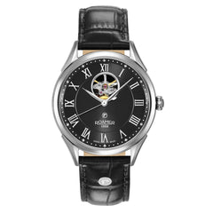ROAMER Swiss Matic Swinging Heart Automatic Black Round Dial Men's Watch- 550661 41 52 05