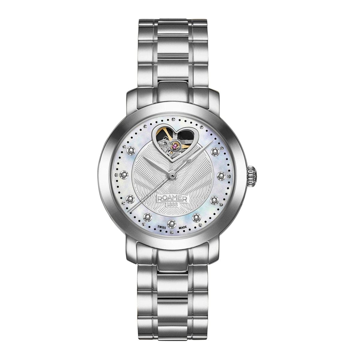 ROAMER Lady Sweetheart Automatic MOP Round Dial Women's Watch- 556661 41 19 50