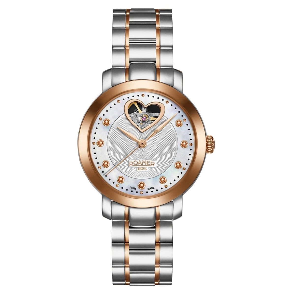 ROAMER Lady Sweetheart Automatic MOP Round Dial Women's Watch- 556661 46 19 50