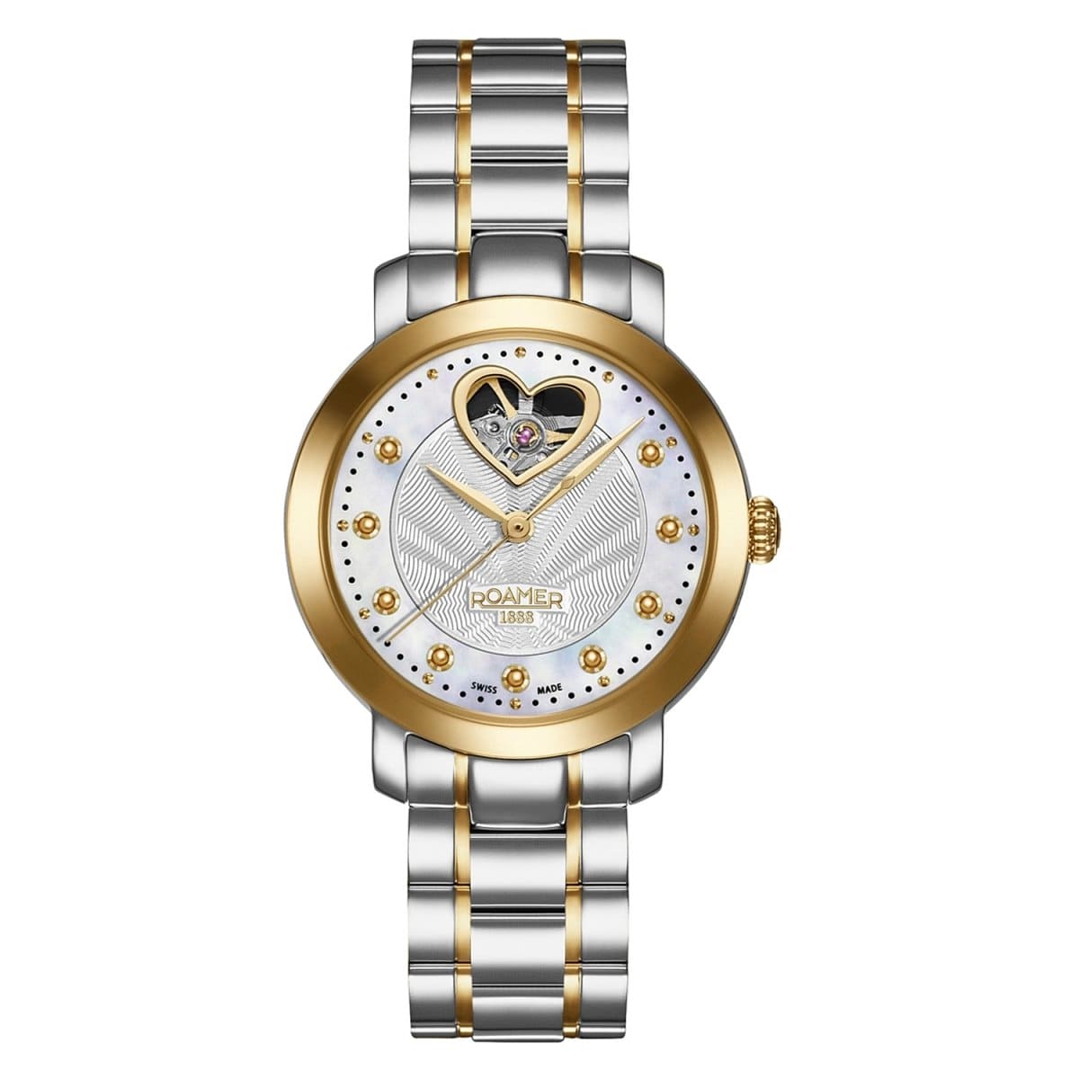 ROAMER Lady Sweetheart Automatic MOP Round Dial Women's Watch- 556661 47 19 50