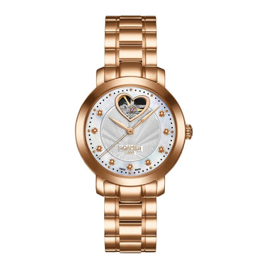 ROAMER Lady Sweetheart Automatic MOP Round Dial Women's Watch- 556661 49 19 50