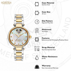 ROAMER Dreamline I Automatic MOP Round Dial Women's Watch- 557661 47 19 50