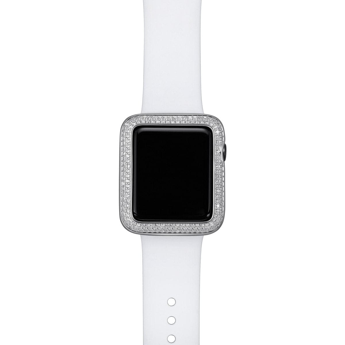 SKY.B Double Halo Silver Colour Apple Watch Case - 5P21029702-0334R00