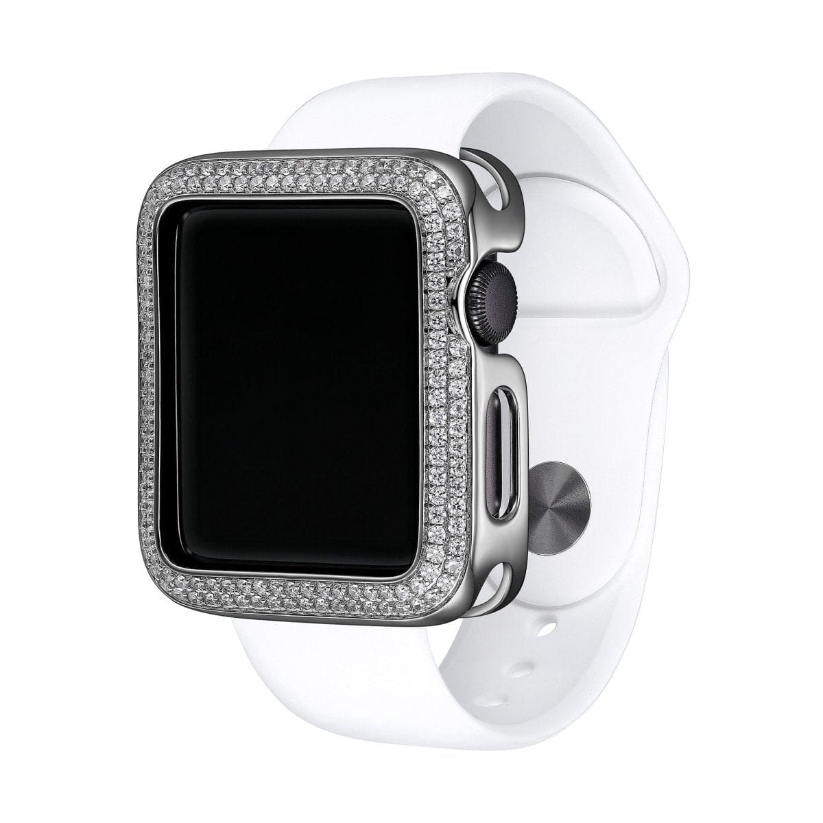 SKY.B Double Halo Silver Colour Apple Watch Case - 5P21029702-0334R00