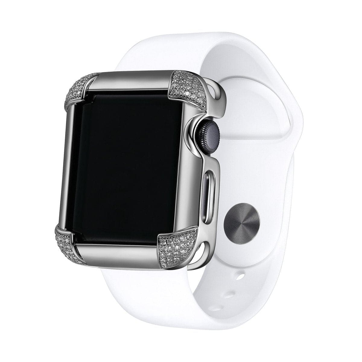 SKY.B Pave Comers Silver Colour Apple Watch Case - 5P21640002-0334RAU
