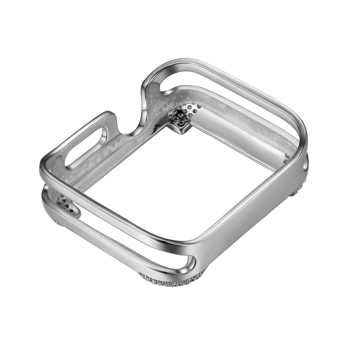SKY.B Pave Comers Silver Colour Apple Watch Case - 5P21640002-0334RAU