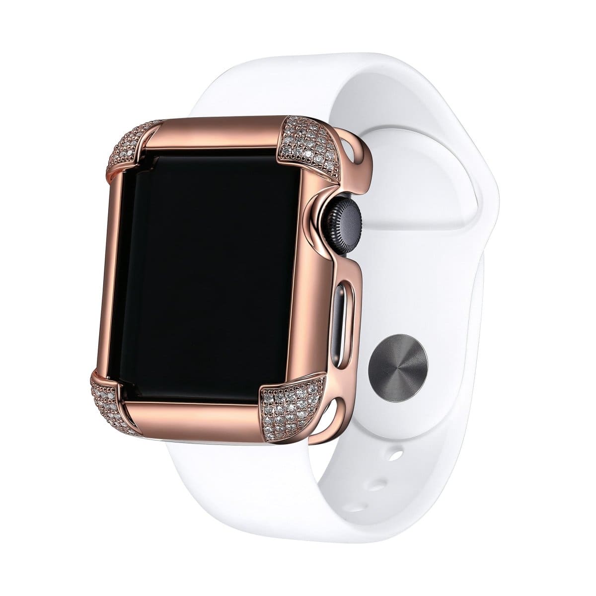SKY.B Pave Comers Rose Gold Colour Apple Watch Case - 5P21649702-0344R00