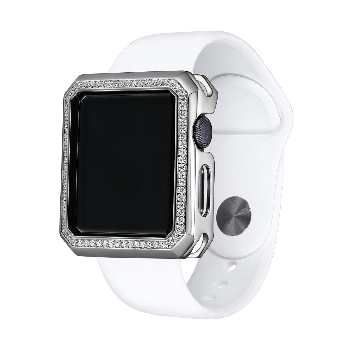 SKY.B Deco Halo Silver Colour Apple Watch Case - 5P21690002-0334RAU
