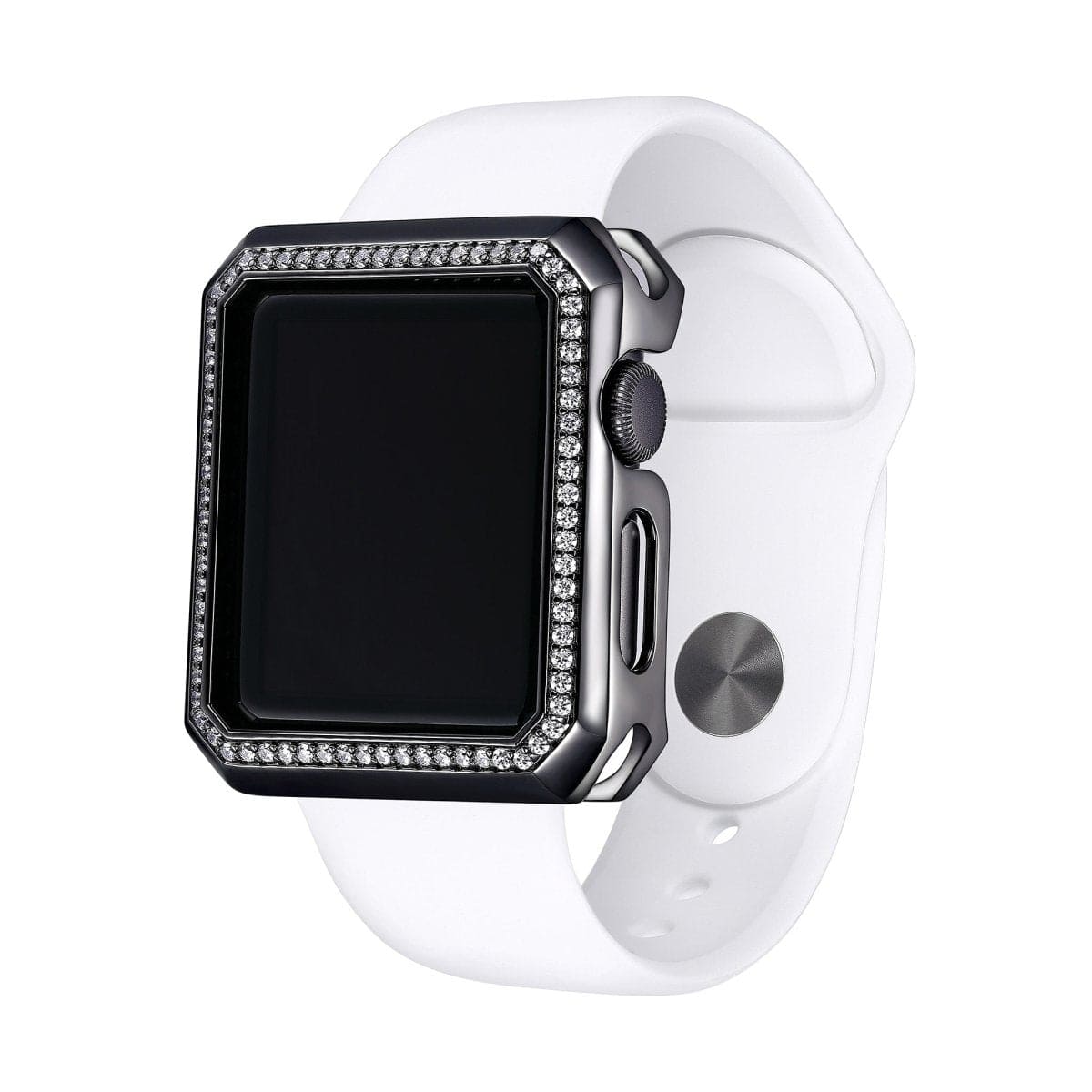 SKY.B Deco Halo Gun Colour Apple Watch Case - 5P21699502-0364R00