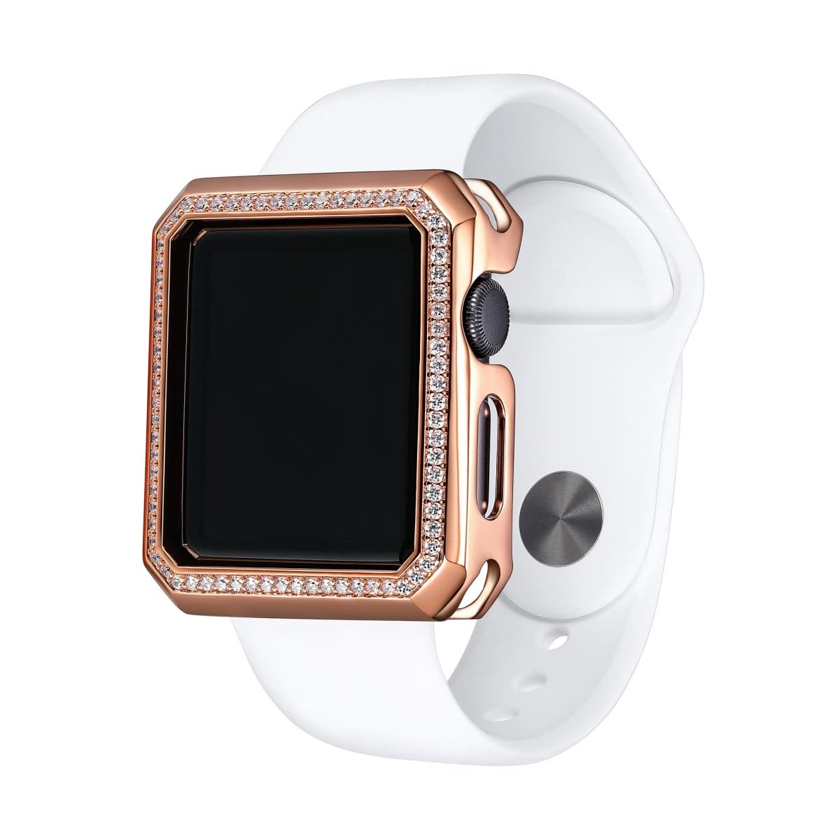 SKY.B Deco Halo Rose Gold Colour Apple Watch Case - 5P21699702-0344R00