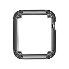 SKY.B Pave Comers Gun Colour Apple Watch Case - 5P21709503-0364R00