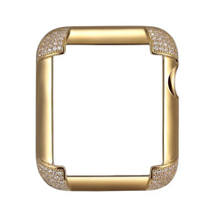 SKY.B Pave Comers Yellow Gold Colour Apple Watch Case - 5P21709603-0354R00