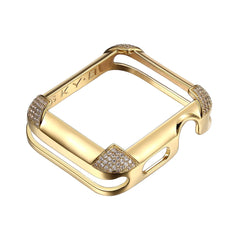 SKY.B Pave Comers Yellow Gold Colour Apple Watch Case - 5P21709603-0354R00
