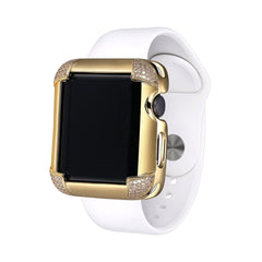 SKY.B Pave Comers Yellow Gold Colour Apple Watch Case - 5P21709603-0354R00