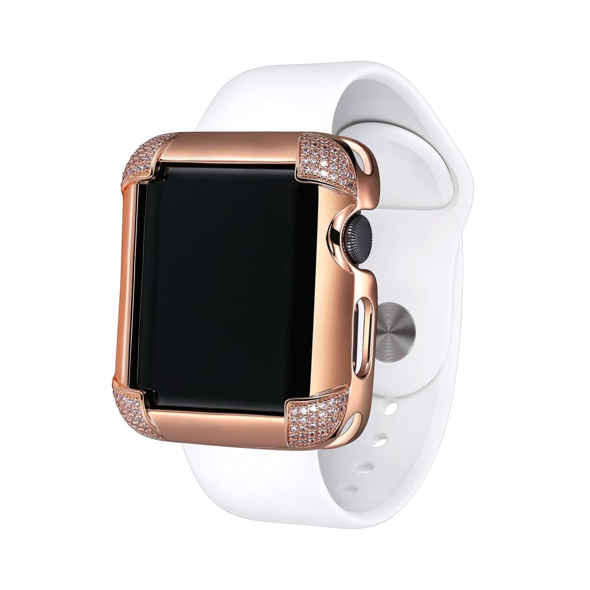 SKY.B Pave Comers Rose Gold Colour Apple Watch Case - 5P21709703-0344R00