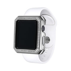 SKY.B Deco Halo Silver Colour Apple Watch Case - 5P21740003-0334RAU