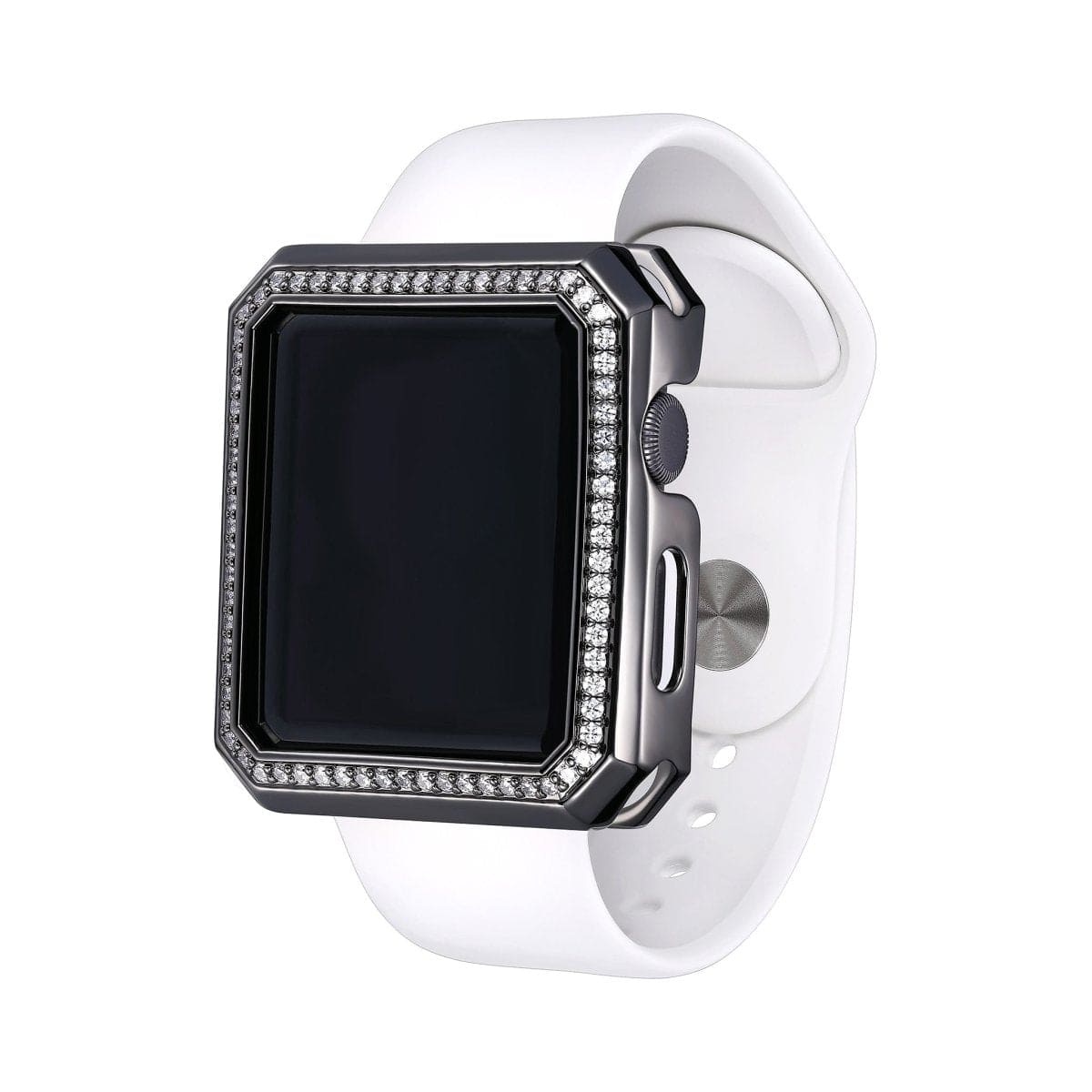 SKY.B Deco Halo Gun Colour Apple Watch Case - 5P21749503-0364R00