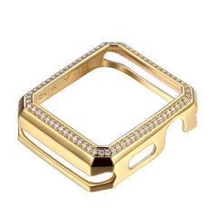 SKY.B Deco Halo Yellow Gold Colour Apple Watch Case - 5P21749603-0354R00