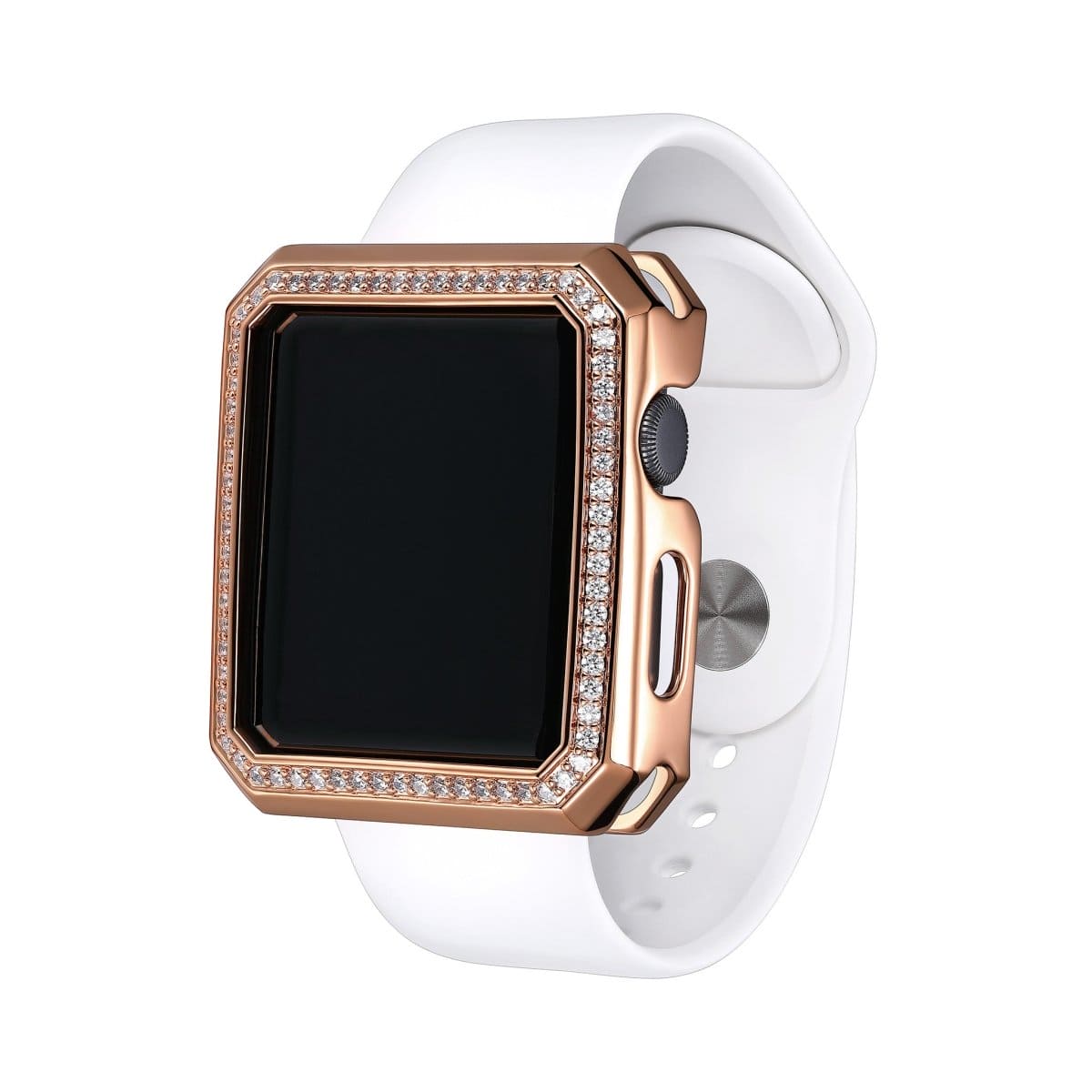 SKY.B Deco Halo Rose Gold Colour Apple Watch Case - 5P21749703-0344R00