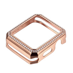 SKY.B Deco Halo Rose Gold Colour Apple Watch Case - 5P21749703-0344R00