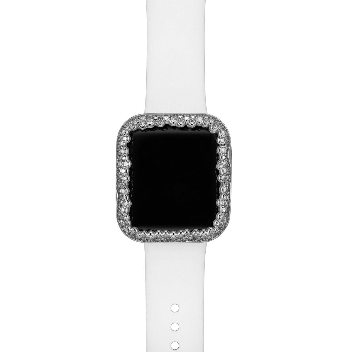SKY.B Champagne Bubbles Silver Colour Apple Watch Case - 5P23670004-0334RAU