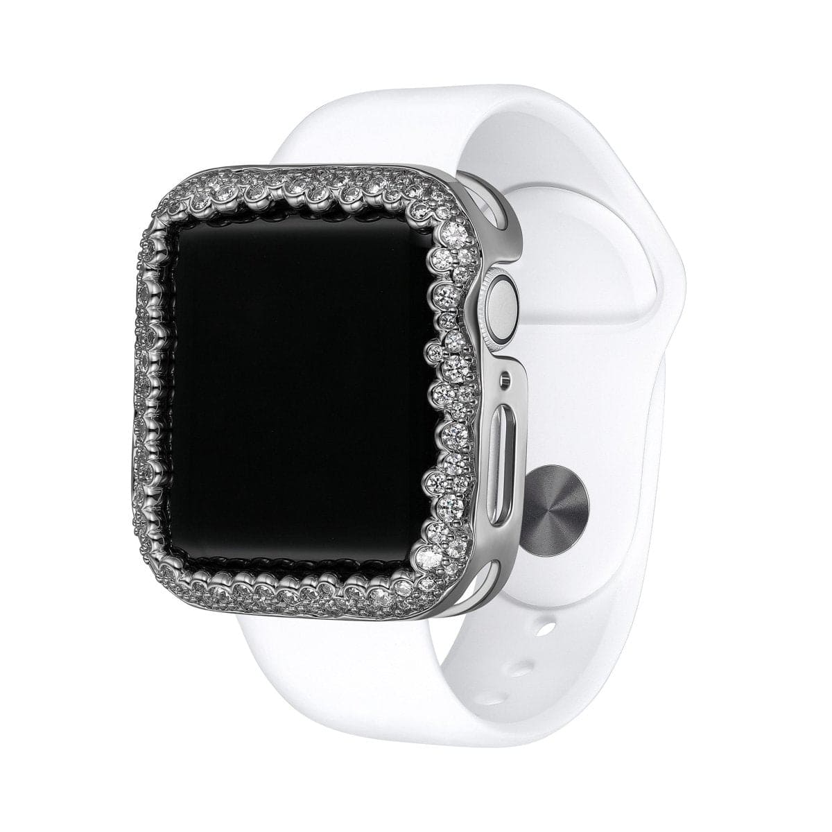 SKY.B Champagne Bubbles Silver Colour Apple Watch Case - 5P23670004-0334RAU