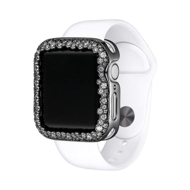 SKY.B Champagne Bubbles Gun Colour Apple Watch Case - 5P23679504-0364R00