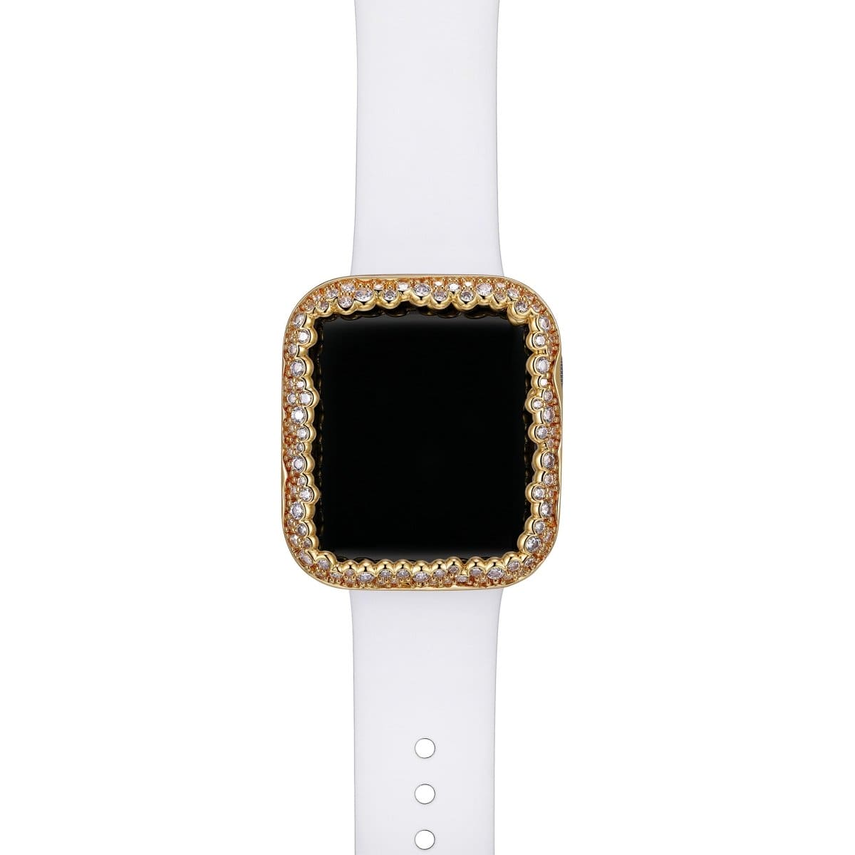 SKY.B Champagne Bubbles Yellow Gold Colour Apple Watch Case - 5P23679604-0354R00