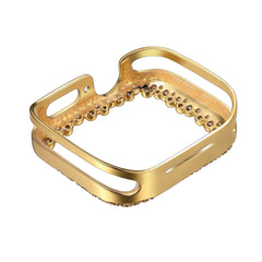 SKY.B Champagne Bubbles Yellow Gold Colour Apple Watch Case - 5P23679604-0354R00