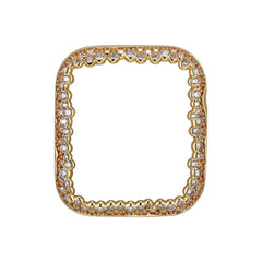 SKY.B Champagne Bubbles Yellow Gold Colour Apple Watch Case - 5P23679604-0354R00