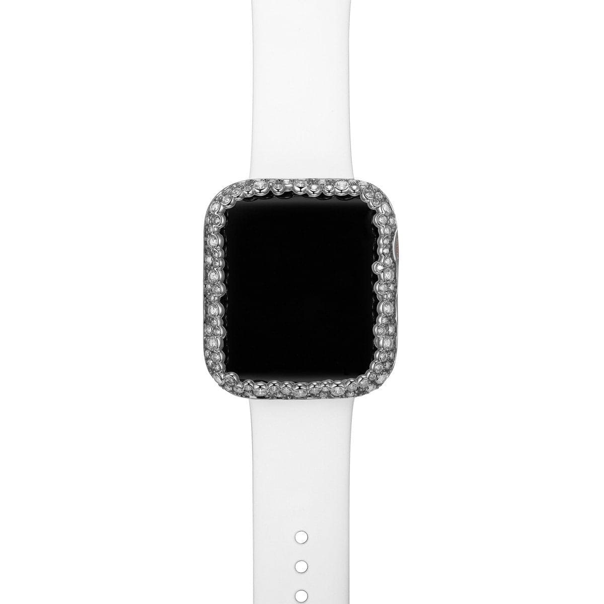 SKY.B Champagne Bubbles Silver Colour Apple Watch Case - 5P23680005-0334RAU