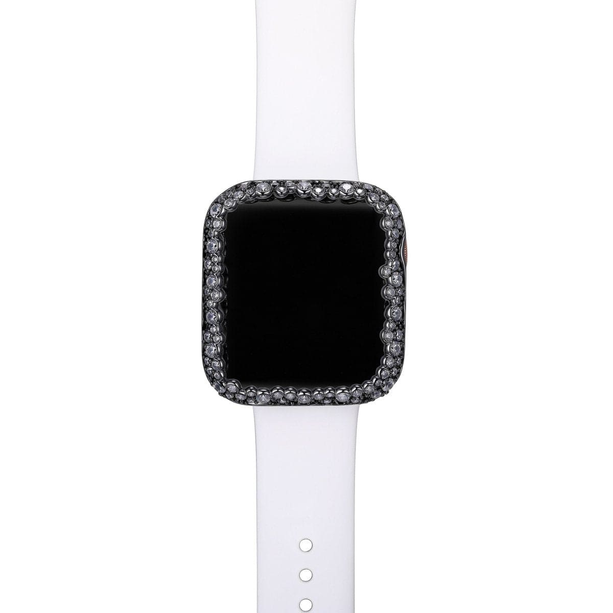 SKY.B Champagne Bubbles Gun Colour Apple Watch Case - 5P23689505-0364R00