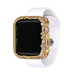 SKY.B Champagne Bubbles Yellow Gold Colour Apple Watch Case - 5P23689605-0354R00