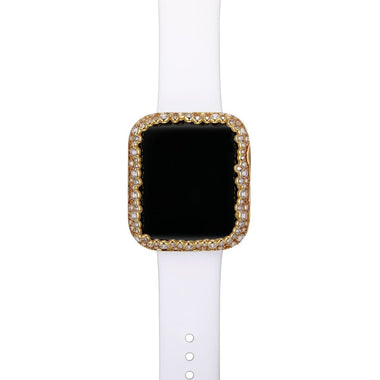SKY.B Champagne Bubbles Yellow Gold Colour Apple Watch Case - 5P23689605-0354R00