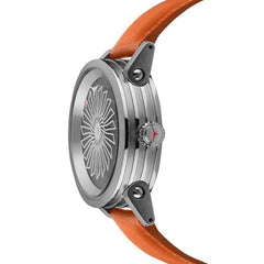 ZINVO BLADE ECLIPSE Automatic Grey Turbine Round Dial Women's Watch - 600