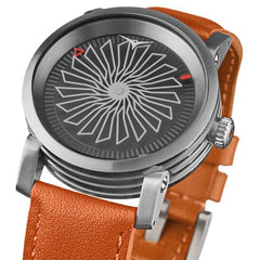 ZINVO BLADE ECLIPSE Automatic Grey Turbine Round Dial Women's Watch - 600