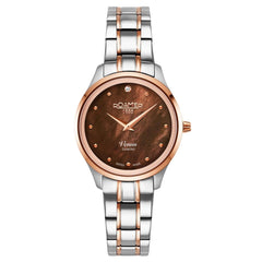 ROAMER Venus Diamond Swiss Made Brown Round Dial Women's Watch - 601857 49 79 20