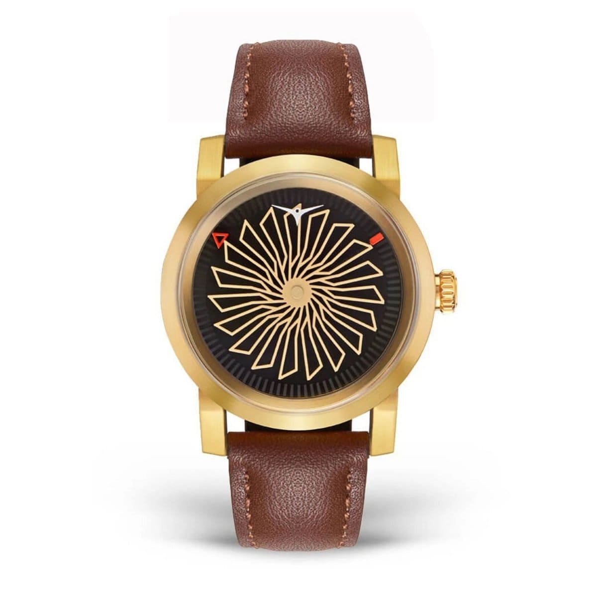 ZINVO BLADE DUSK Automatic Black Turbine Round Dial Women's Watch - 603