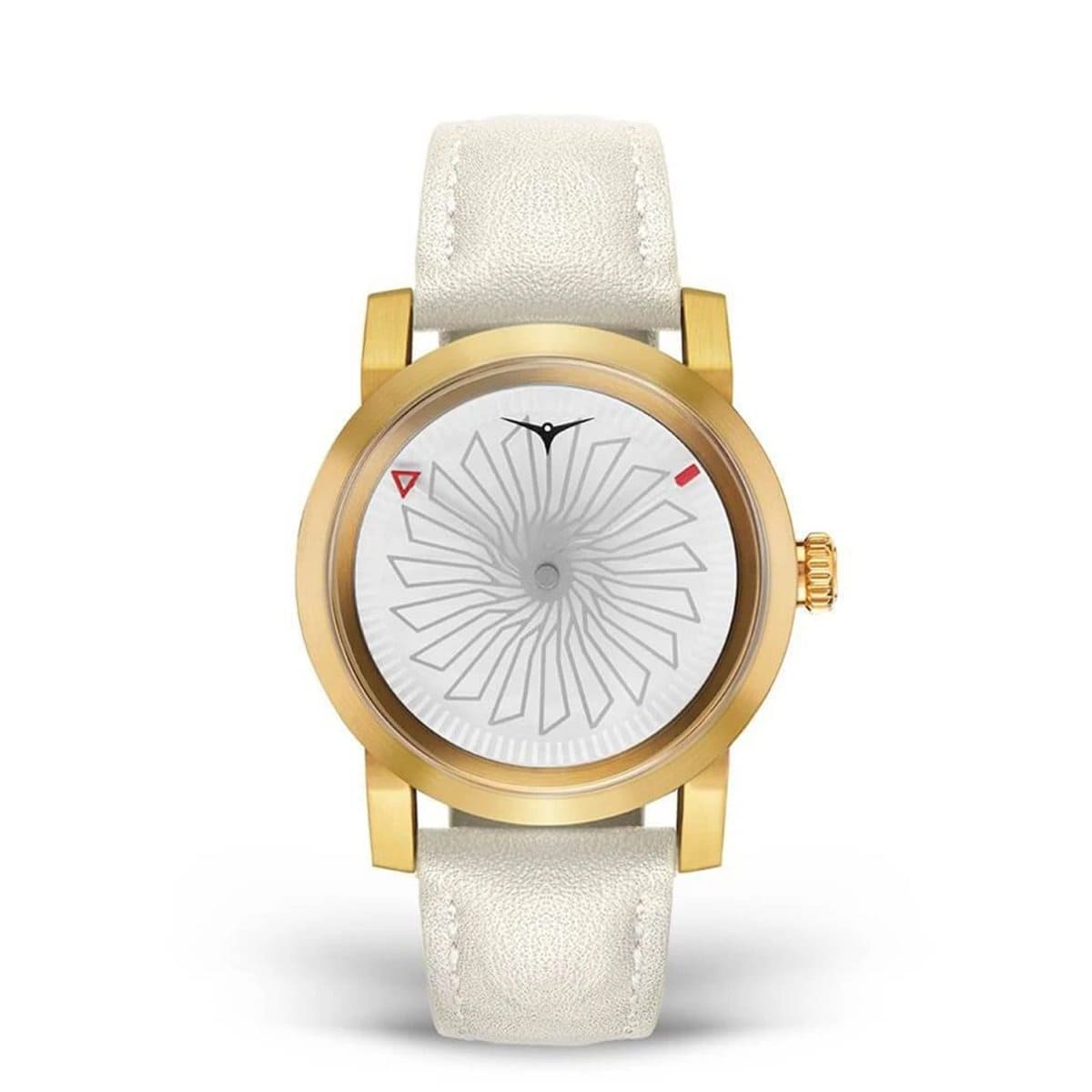 ZINVO BLADE ALLURE Automatic Grey Turbine Round Dial Women's Watch - 604