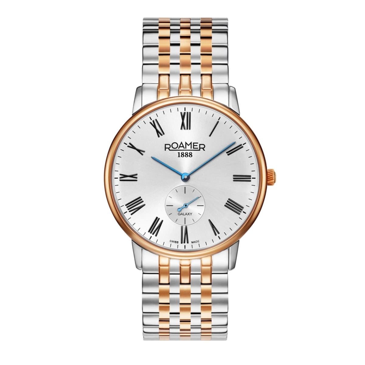 ROAMER Galaxy Quartz Silver Round Dial Men's Watch- 620710 49 15 50