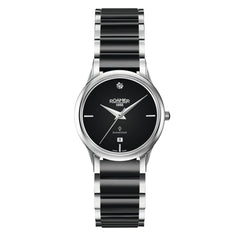 ROAMER C-Line Ladies Quartz Black Round Dial Women's Watch- 657844 41 59 60