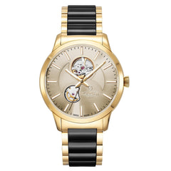 ROAMER C-Line Automatic Swiss Made Champagne Round Dial Men's Watch - 672661 48 35 60