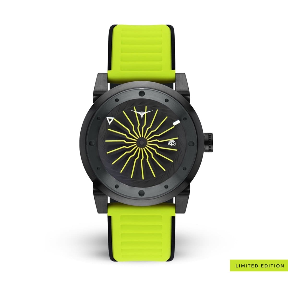 ZINVO BLADE ACID LIMITED EDITION Automatic Black Turbine Round Dial Men's Watch - 700