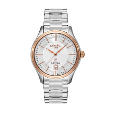 ROAMER Rotopower Automatic Silver Round Dial Men's Watch- 703660 49 65 50
