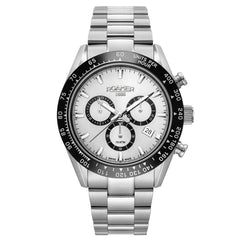 Roamer 850837 41 15 20 Monza 100 Chronograph White Watch For Men