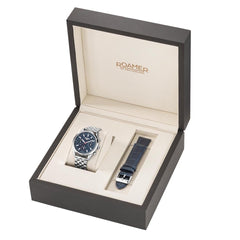 ROAMER Sportivo Limited Edition Multifunction Watch For Men With Additional Strap-856982 41 45 70