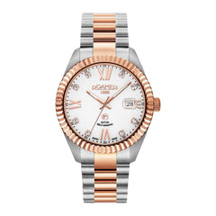 ROAMER Primeline Crystal Automatic White Round Dial Men's Watch- 981661 47 29 90